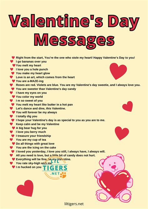 100 Cute Valentine's Sayings for Kids - Lil Tigers | Cute valentine ...