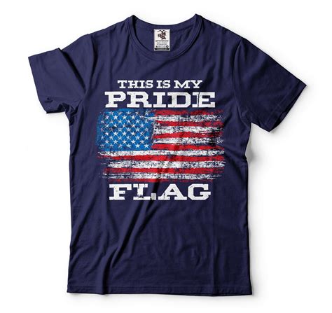 Men's Patriotic Shirt This Is My Pride Flag Shirt US Flag Tee Shirt ...