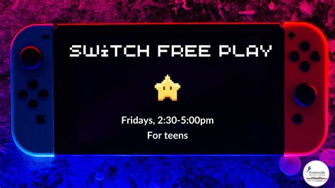 Switch Free Play - for Teens, 130 S Grand Ave, Fowlerville, MI, United ...
