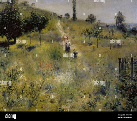 Path Leading through Tall Grass. Museum: Musée d'Orsay, Paris. Author ...