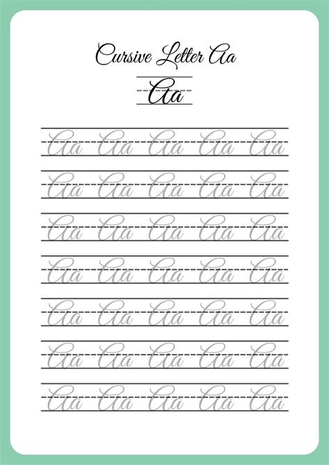 How to Write in Cursive 的图像结果