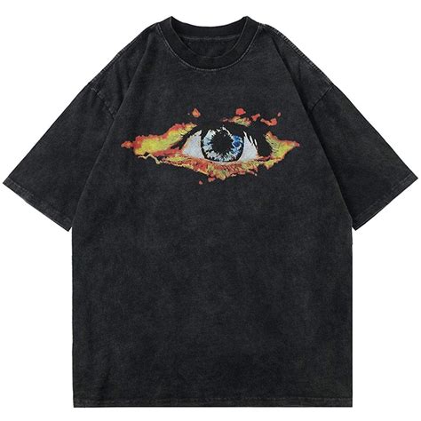 Aelfric Eden Mens Graphic Tee Oversized Tee Casual Summer Loose T ...