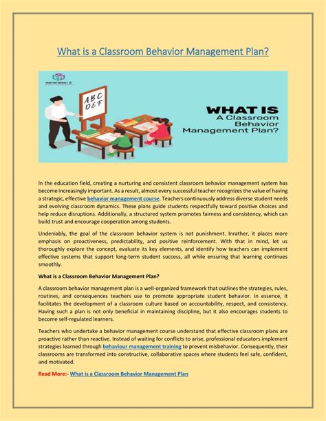 Classroom Behavior Management Plan 的图像结果