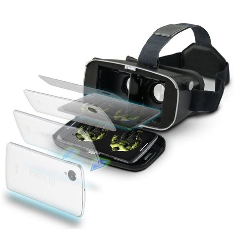 VR BOX Shinecon Version 3D Virtual Reality VR Glasses Headset Smart ...