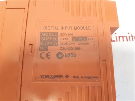Yokogawa sdv144-s33 s3 digital input module – Aeliya Marine Tech