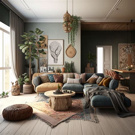Cozy Neat Bohemian Decor for Chill Vibe | Bohemian living room decor ...