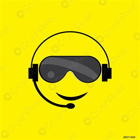 Emoji cartoon feeling logo icon symbol - stock vector 5511909 | Crushpixel