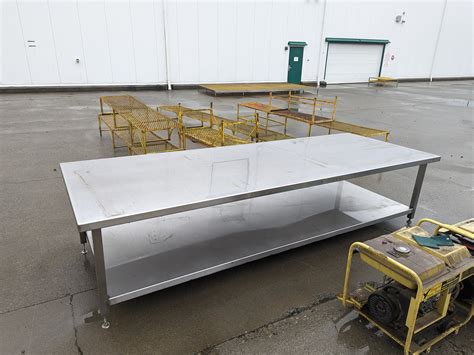 Used Stainless Steel 11ft Table for Sale at Steep Hill Equipment Solutions