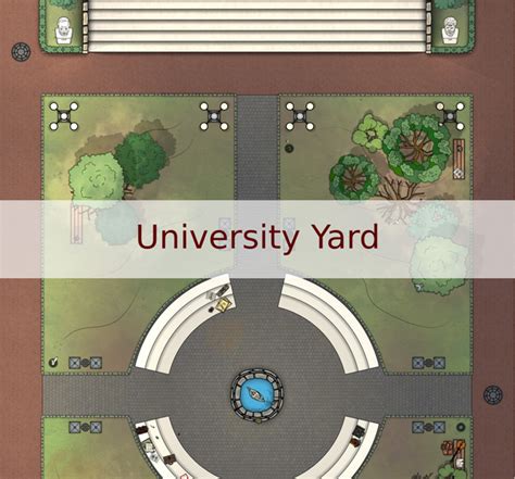 University Yard Map | Cthulhu Architect