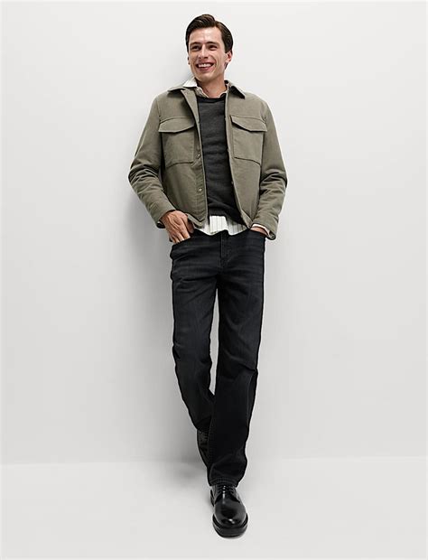 Buy Cotton Rich Moleskin Trucker at Marks & Spencer