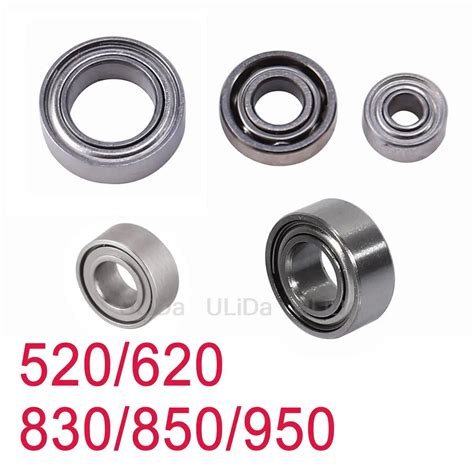 4Pcs 520 620 830 850 950 Bearing 5mm/6mm Guide Roller Bearings for ...