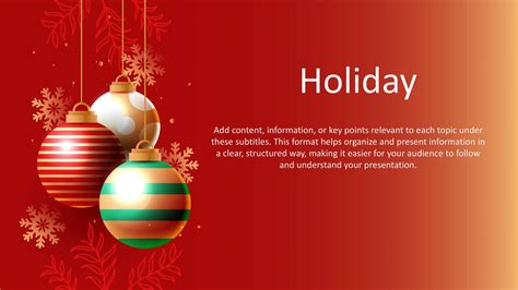 Free Christmas Template For Powerpoint