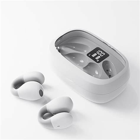 Xmenha Open Ear Earbuds Clip On Ear Clips Ear Buds Wireless Bluetooth ...