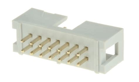 RS PRO | RS PRO Straight Through Hole PCB Header, 14 Contact(s), 2.54 ...