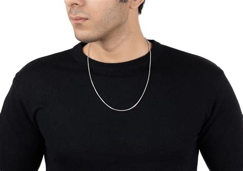 Fine 925 Silver Box Chain For Men From Orionz Jewels