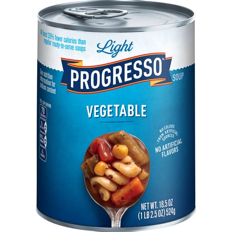 Progresso Light Vegetable Soup 18.5oz – BrickSeek