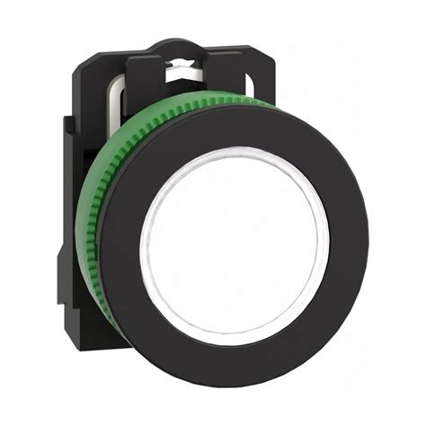 SCHNEIDER ELECTRIC, 30 mm Panel Mounting Size, White, Pilot Light ...