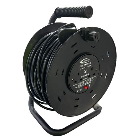 Cable Reel Extension Lead - 2-Gang 240V/13A 50m - OneSite Group