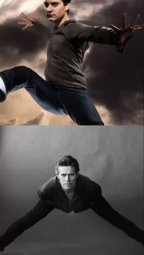 HIT THE TOBEY MAGUIRE WILLEM DAFOE POSE🤾‍♂️ in 2025 | Funny poses ...