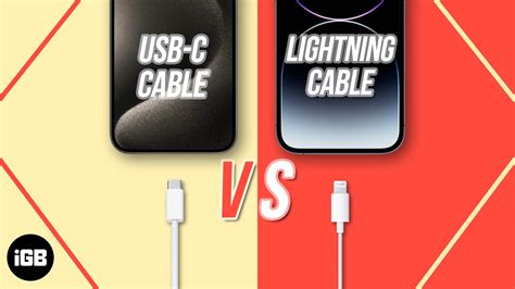 Difference between USB-C vs. Lightning port on iPhone
