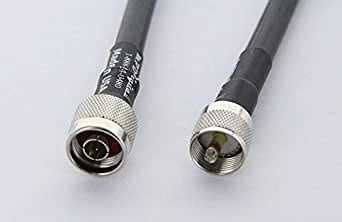 MPD Digital LMR400-N-Male-PL259-15' to Silver Teflon PL-259 Connectors ...