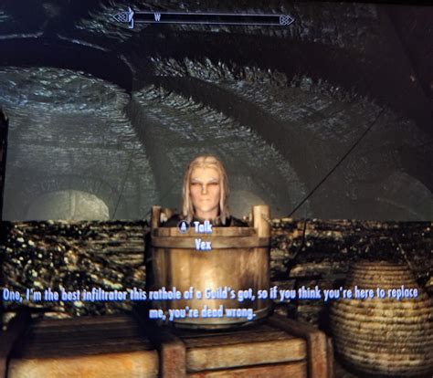 I just started the Thieves Guild questline and I found Vex inside of a ...