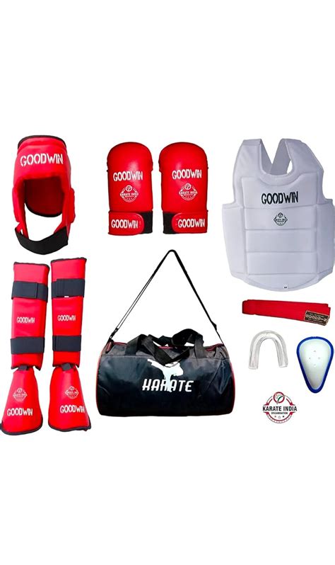 Kai Approved Goodwin Karate Safety Kit - Pack of - Head Guard, Chest ...