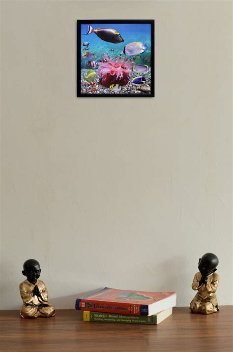 3D Sea Life view Design Satin Matt Texture UV Art Painting ...