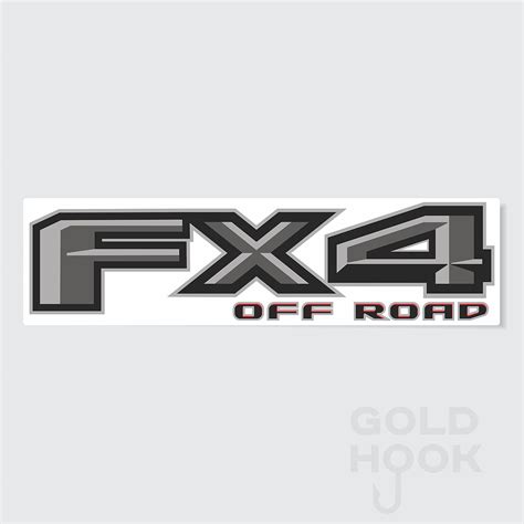 Buy FX4 Offroad Decals for Ford F150 F Truck Super Duty Stickers Black ...
