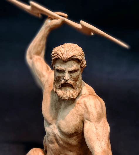 Zeus (Jupiter) and Lightning Bolt