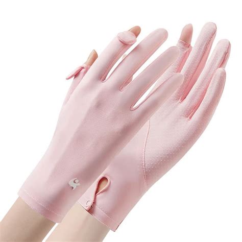 PALAY Spandex Uv Sun Protection Gloves Women Non-Slip Touch Screen ...