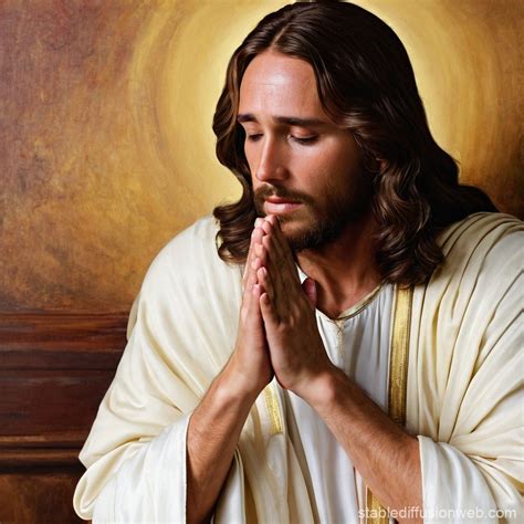 Christ in Prayer | Stable Diffusion Online