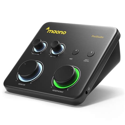 MAONO Audio Interface for Recording Studio: Audio Mixer with 24-bit ...