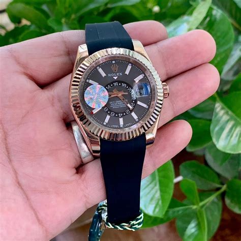 Rolex Sky Dweller RG Fluted bezel – ShahStore