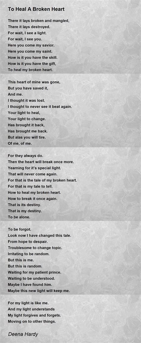 Healing Broken Heart Poems Poetry Library Bears Of Hope Bears Of