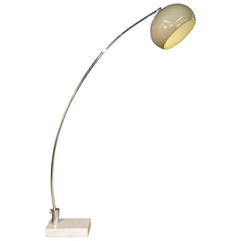 Mid-Century Modern Chrome Arc Lamp with Marble Base Arco at 1stDibs ...