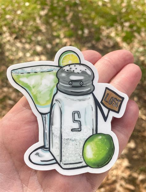 Lost Shaker of Salt, Fan, Art, Illustration, Vinyl Sticker, Waterproof ...