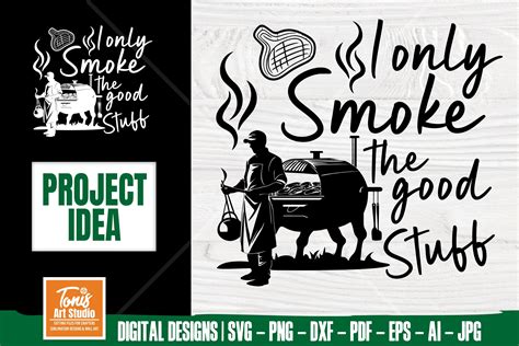 Bbq Master SVG | BBQ Smoker Clipart Graphic by TonisArtStudio ...