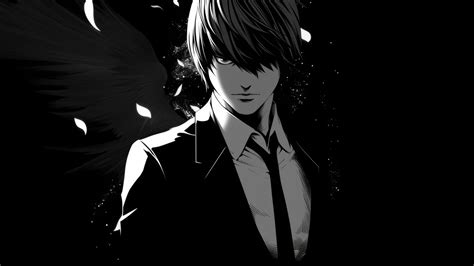 3840x2160 Resolution Light Yagami Cool Death Note Manga 4K Wallpaper ...