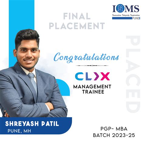 Final Placements - ISMS PUNE - ISMS PUNE