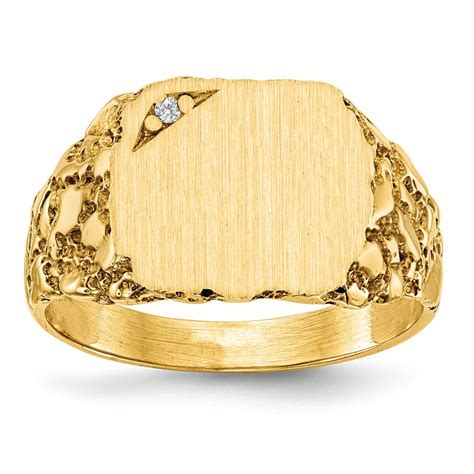 Gold Signet Ring Pinky Signet Ring Gold Pinky Ring Gemstone | Etsy