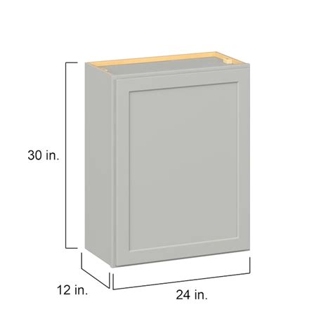 Hugo&Borg PRO Jasper 24-in W x 30-in H x 12-in D Whisper Gray Wall ...