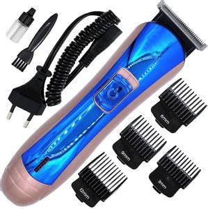 KMI Waterproof Rechargeable Beard Moustache Trimmer Hair Clipper 600 ...