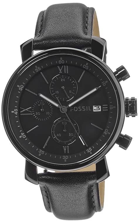 Fossil Rhett Analog Black Dial Men's Watch-BQ1703 : Amazon.in: Fashion