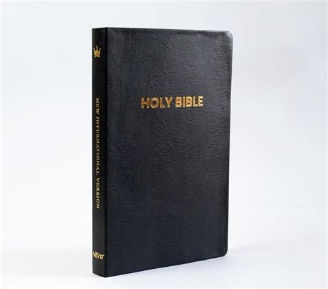 Niv English Bible Black Anglicised Version | Cromwell Bonded Leather ...