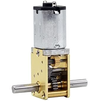 GRASAKY Smart Speed N20 Double Output Shaft, Turbo Rod Gear Motor, DC ...