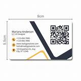 Personalized Business Card design With QR Code Custom NFC Cards India ...