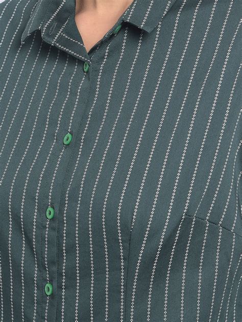 Green Striped Shirts – Crimsoune Club