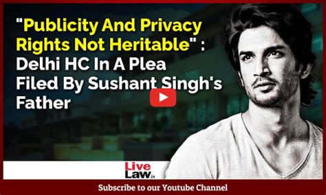 "Publicity And Privacy Rights Not Heritable" | Delhi High Court [Video]