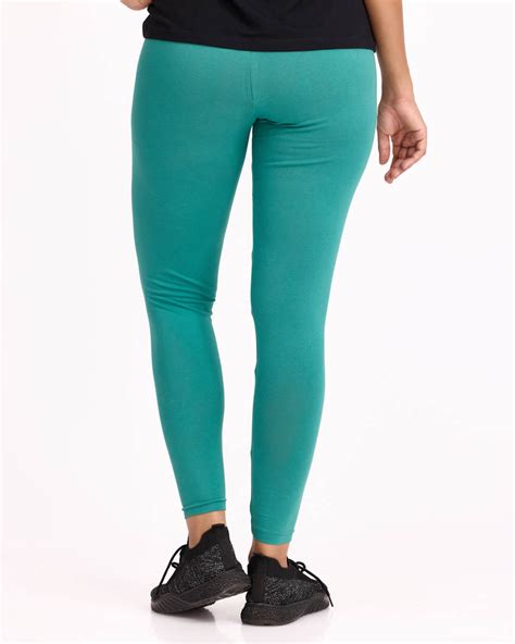 Women Cotton Ankle Legging - Mint Green – Cybele